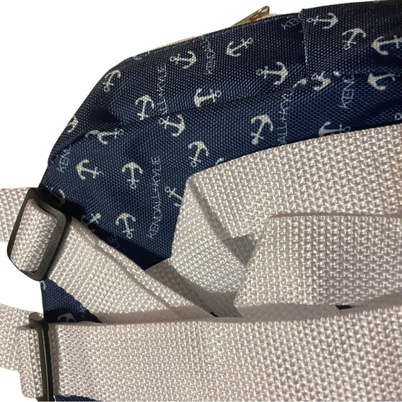NWT Kendall + Kylie Anchor Nautical Allover Print Mini Tiny Makeup Sack Backpack - Picture 12 of 12